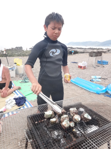 作例1 広角で縦位置のアップ
