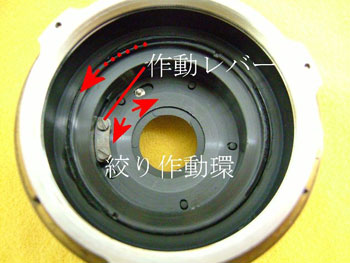 固定環を外す