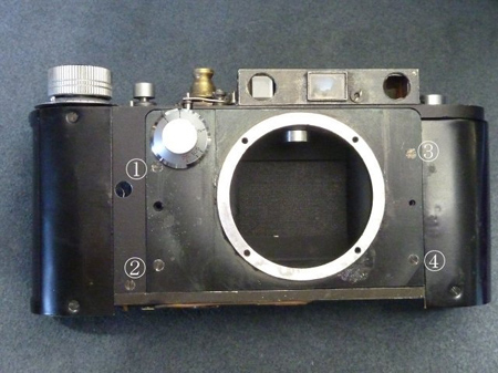 シャター機構部