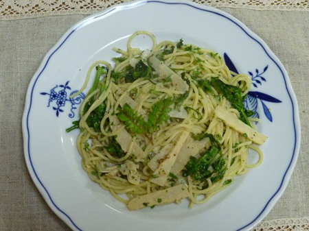 木の芽パスタ