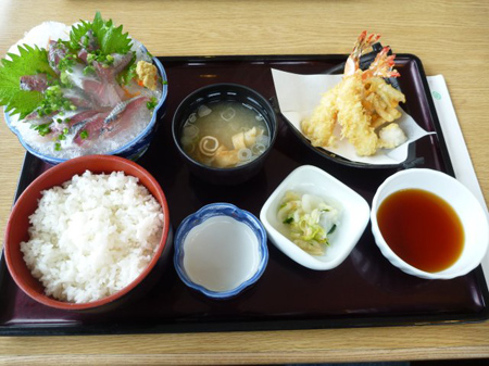 いわし刺身定食
