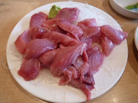 マグロの刺身