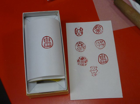 小枝印鑑づくり