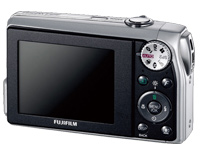 写真：FinePix F40fd 背面 2.5型液晶