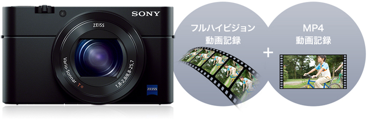 ネットの共有を容易にする、MP4同時ビデオ記録対応