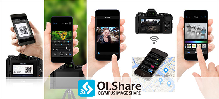 内蔵Wi-Fi＆OLYMPUS Image Share