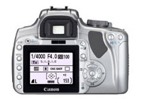 写真：EOS Kiss Digital X 背面