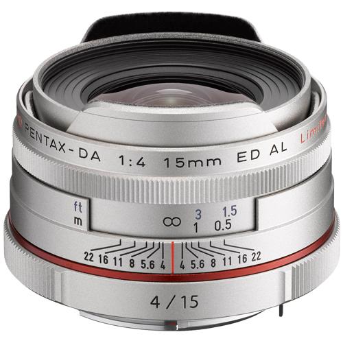 製品写真： HD PENTAX-DA 15mm F4 ED AL Limited シルバー