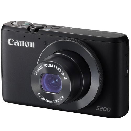 製品写真：キヤノン PowerShot S200 ブラック