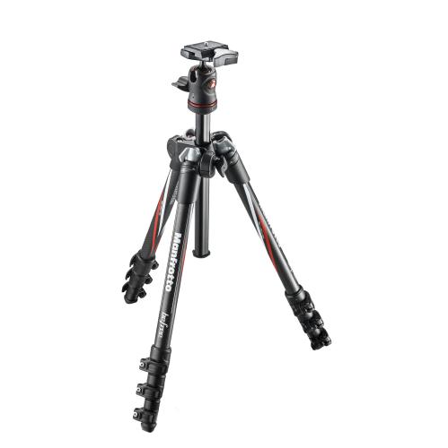 製品写真：マンフロット MKBFRC4-BH Befree カーボンファイバー三脚ボール雲台キット