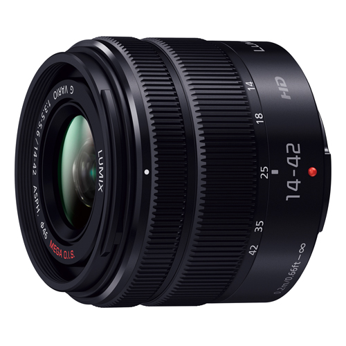 製品写真：パナソニック LUMIX G VARIO 14-42mm/F3.5-5.6IIASPH./MEGA O.I.S. [H-FS1442A-KA]