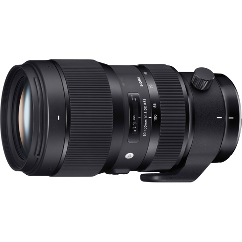 製品写真：シグマ 50-100mm F1.8 DC HSM Art ニコン用