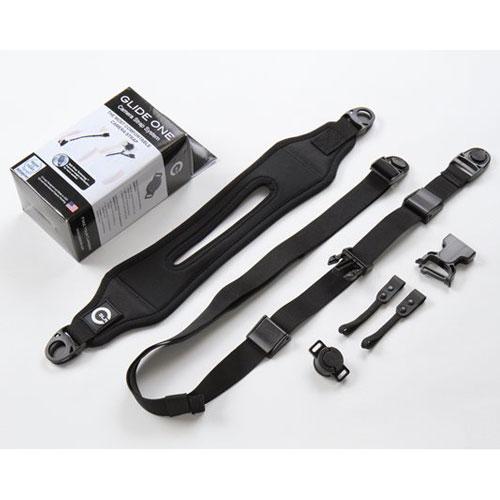 製品写真：CustomSLR グライドワンB（C-Loop回転ストラップマウントブラック、速写グライドストラップセット） 16041