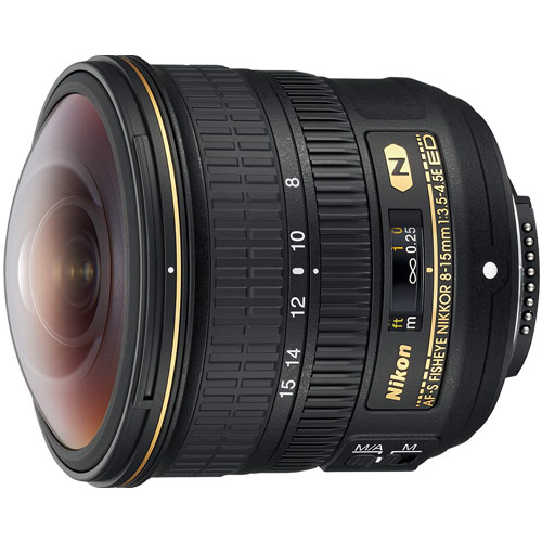 製品写真：ニコン AF-S Fisheye 8-15mm f/3.5-4.5E ED