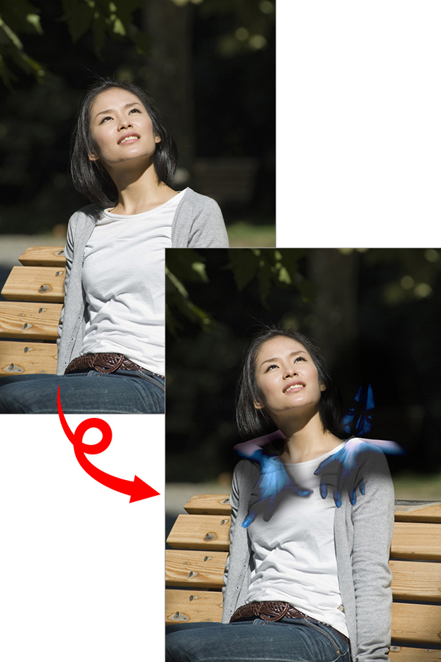 豊富なアイテムでおもしろ写真を作りましょう!