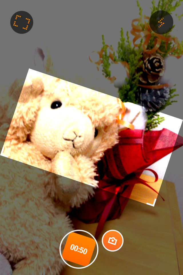 写真も動画もフィルターを通して撮影できます!