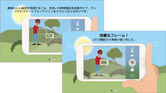簡単操作でバッチリ構図が決まります！