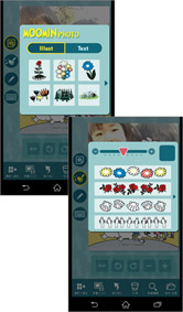 スタンプにもムーミン谷の世界観がつまっています!