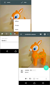 アカウントがなくてもアプリ内で3D写真を楽しめます！
