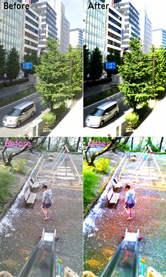 おもちゃのような質感の写真に仕上がりました！